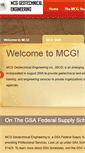 Mobile Screenshot of mcggeotechnical.com